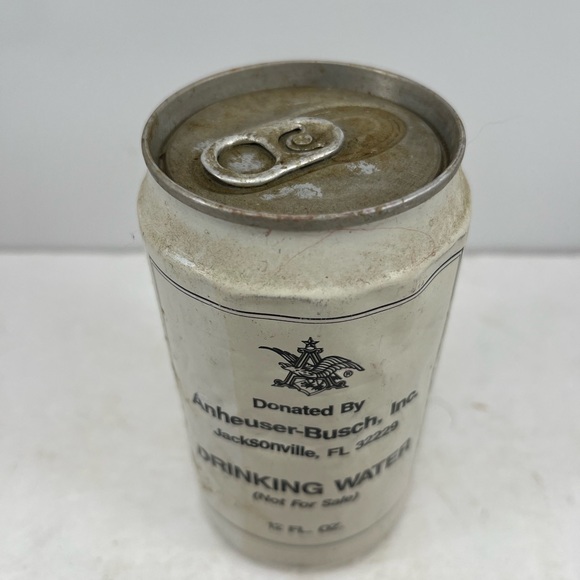 Vintage ANHEUSER BUSCH EMERGENCY DRINKING WATER 12 OZ. - Picture 2 of 5